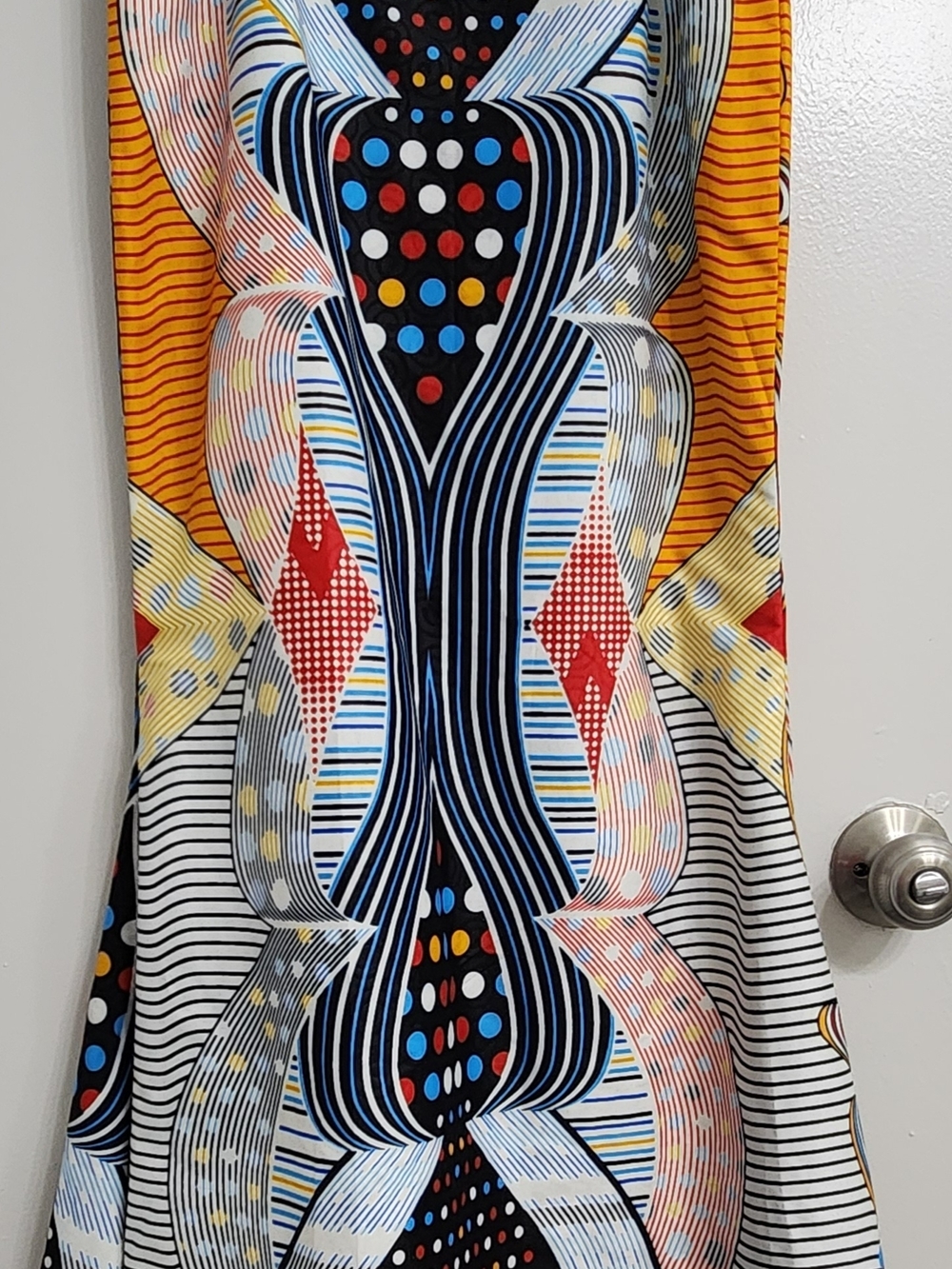 Bold Abstract African-Print Women's Skirt - Multicolor